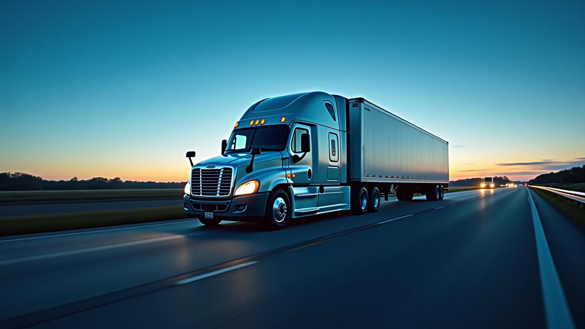 SK Trucking fleet showcasing full and partial load capacity